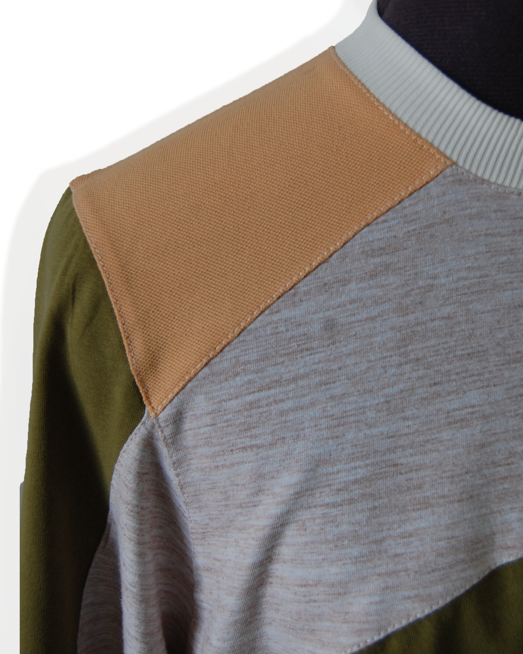 Pistachio Cake - Upcycled Boxy Fit Cropped Tee - UK 10